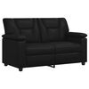 vidaXL Sofa Black 151 x 85 x 93 cm Faux Leather