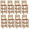 vidaXL 9 Piece Garden Bar Set Solid Wood Acacia