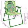 vidaXL 3 Piece Kids' Garden Bistro Set with Parasol Green