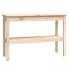 vidaXL Console Table 110x40x75 cm Solid Wood Pine