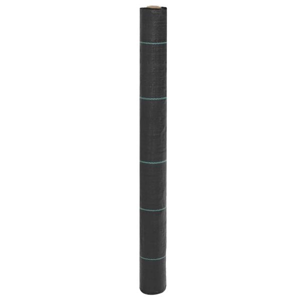 vidaXL Weed Membrane Black 1x150 m PP