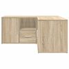 vidaXL Corner Cabinet Sonoma Oak 160x40x45 cm Engineered Wood