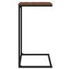 vidaXL Side Table Black 55x35x66 cm Engineered Wood