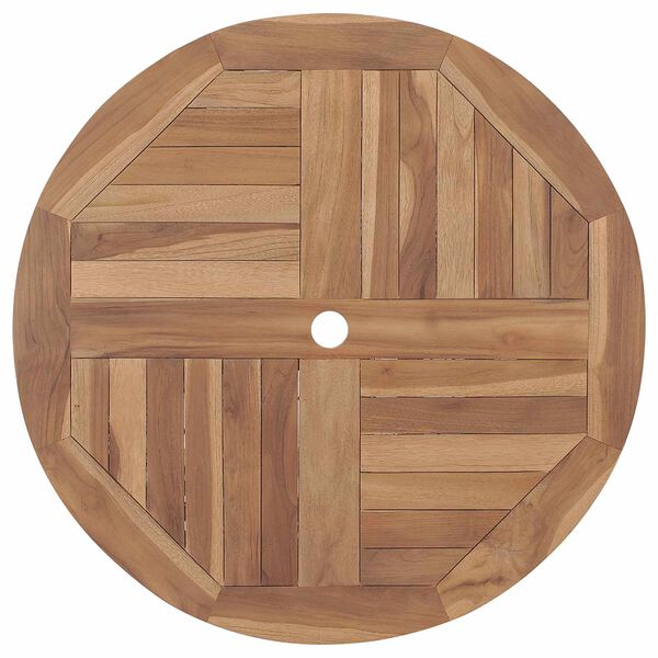 vidaXL 5 Piece Garden Dining Set Solid Teak Wood