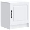 vidaXL Bedside Cabinet White 43 x 34.5 x 47 cm Engineered Wood