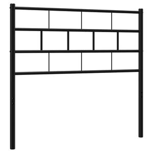 vidaXL Metal Replace Headboard Black 107 cm