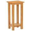 vidaXL Side Table | Natural Oak | Solid Oak Wood | Compact | Simplistic