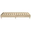 vidaXL Bed Frame No Mattress Sonoma Oak 135x190 cm Double Engineered Wood