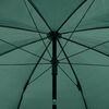 vidaXL Fishing Umbrella Green 220x185 cm
