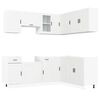 vidaXL 11 Piece Kitchen Cabinet Set "Porto" White Engineered Wood