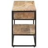 vidaXL TV Cabinet 130x30x45 cm Rough Mango Wood