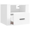 vidaXL Wall-mounted Bedside Cabinet White 50x36x40 cm