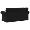 vidaXL Sofa 140cm Black Metal