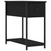 vidaXL Bedside Cabinets 2 pcs Black 30x60x60 cm Engineered Wood