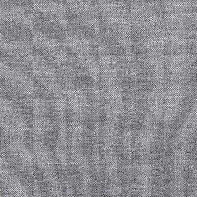 vidaXL Chaise Longue Light Grey Fabric