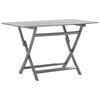 vidaXL Dining Table | Grey with a natural finish