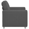 vidaXL Sofa Chair Dark Grey 100x77x82 cm Corduroy Fabric