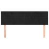 vidaXL Headboards Black 144x5x78/88 cm Velvet