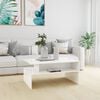 vidaXL Coffee Table White 90x60x42.5 cm Engineered Wood