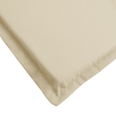 vidaXL Sun Lounger Cushion Beige 200x70x3cm Oxford Fabric