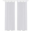 White Sheer Curtain 140 x 175 cm 2 pcs