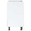 vidaXL Sink Base Cabinet "Porto" High Gloss White 80x46x81.5 cm Engineered Wood