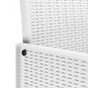 vidaXL Garden Chair 4 pcs White 53 x 49 x 85 cm Polypropylene