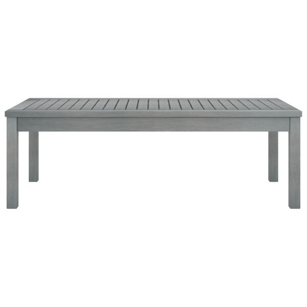 vidaXL Coffee Table 100x50x33 cm Grey Solid Acacia Wood