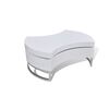 vidaXL Coffee Table Shape-Adjustable High Gloss White