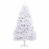 vidaXL Artificial Christmas Tree White 180 cm PVC and Metal