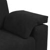 vidaXL 3 Piece Sofa Set with Cushions Black Velvet