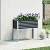 vidaXL Garden Planter Anthracite 100x45x90 cm Steel