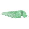 vidaXL Greenhouse with Steel Frame Green 120 m&sup2; 24x5x2.3 m