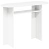 vidaXL Console Table White 100 x 39.5 x 75 cm Engineered Wood