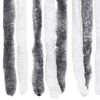 vidaXL Insect Curtain Grey and White 90x220 cm Chenille