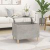 vidaXL Coffee Table Concrete Grey 60x44.5x45 cm Engineered Wood