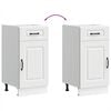 vidaXL Kitchen Base Cabinet Kalmar White Engineered Wood
