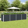 vidaXL Planter Anthracite 320 x 80 x 75 cm Steel