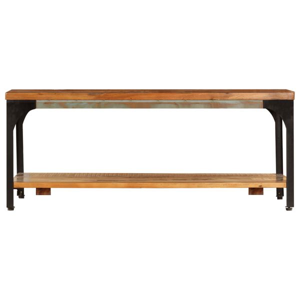 vidaXL Coffee Table with Shelf 100x60x35 cm Solid Reclaimed Wood