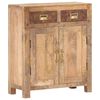 vidaXL Sideboard 65x30x75 cm Solid Rough Mango Wood
