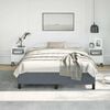 vidaXL Bed Frame without Mattress Dark Grey 152x203 cm Queen Velvet