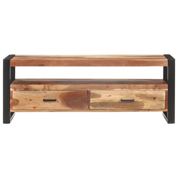 vidaXL TV Cabinet 120x35x45 cm Solid Acacia Wood