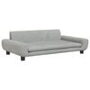 vidaXL Kids Sofa Light Grey 100x54x33 cm Velvet