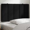vidaXL Headboard Cushion "Hanko" Black 90 cm Velvet