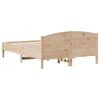vidaXL Bed Frame without Mattress 135x190 cm Double Solid Wood Pine