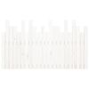 vidaXL Wall Headboard White 140x3x80 cm Solid Wood Pine