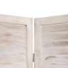 vidaXL 4-Panel Room Divider White 140x165 cm Wood