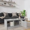 vidaXL Coffee Table Concrete Grey 102x50x36 cm Engineered Wood