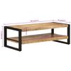 vidaXL Coffee Table 120x55x40 cm Solid Wood Mango