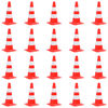 vidaXL Reflective Traffic Cones 20 pcs Red and White 50 cm